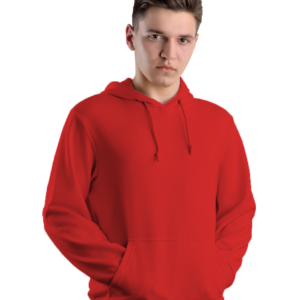 KRINVI Plain Men & Women Full Sleeve Solid Hooded Sweatshirt